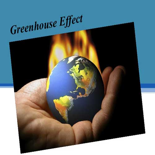 تاثیر گازهای گلخانه ای بر گرم شدن زمین