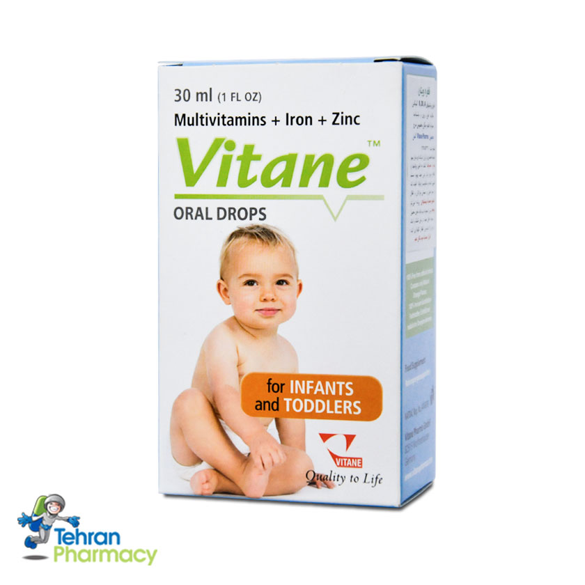 قطره مولتی ویتامین ویتان - Vitane Multivitamins Iron Zink 