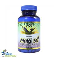 مولتی ویتامین بالای 50 سال سیمرغ دارو - SDA Multi 50