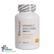 ویتامین C و لیزین برونسون - BRONSON VITAMIN C LYSINE