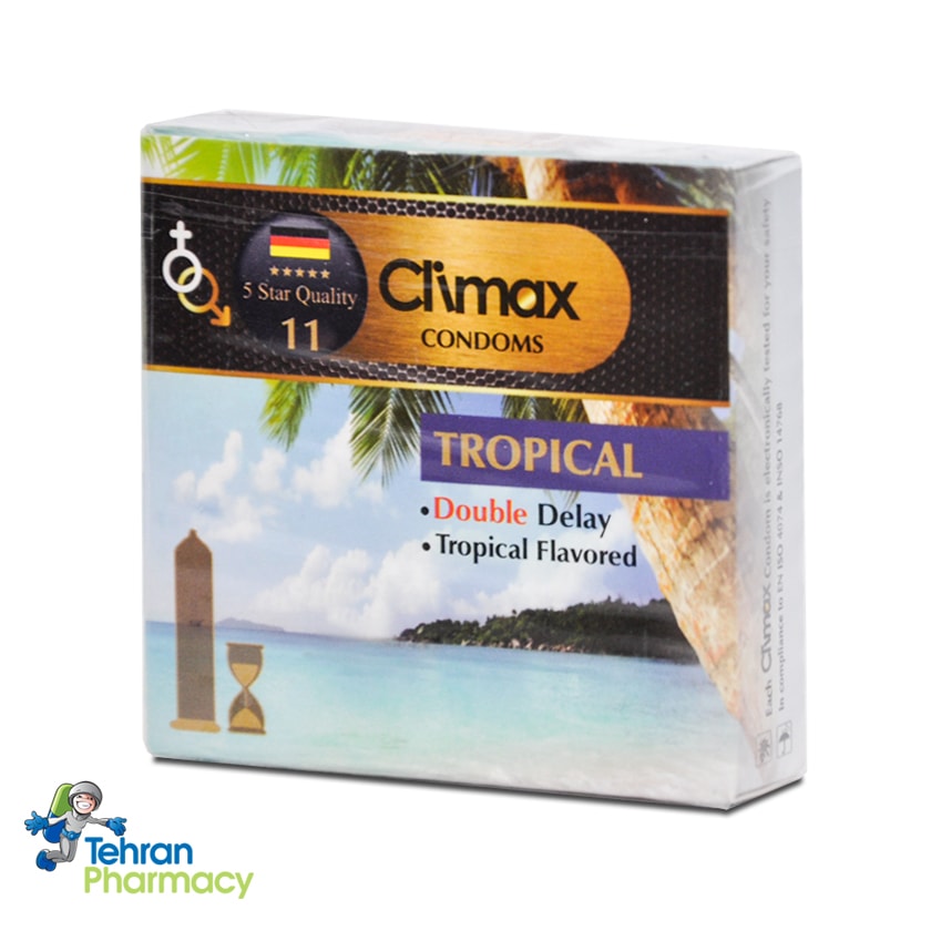 کاندوم تاخیری کلایمکس 3 عددی Tropical