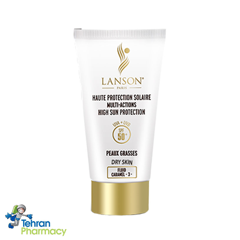 کرم ضد آفتاب لانسون کارامل LANSON SPF50