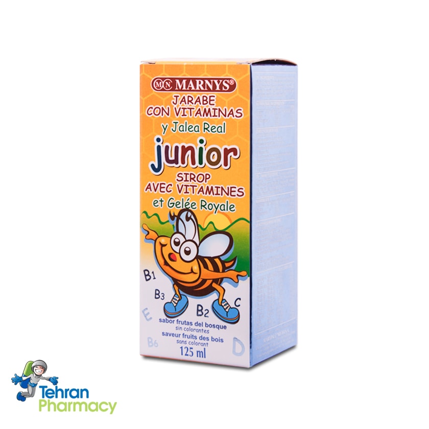 شربت مولتی ویتامین جونیور مارنیز Marnys Junior Syrup - 125 ml 