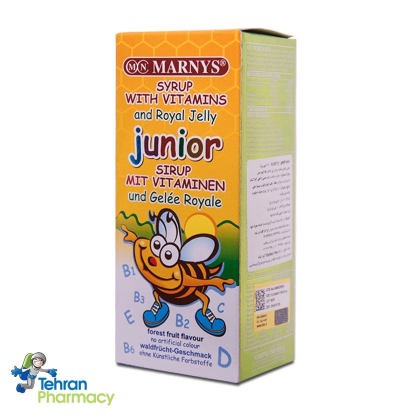شربت مولتی ویتامین جونیور مارنیز Marnys Junior Syrup -250 ml 