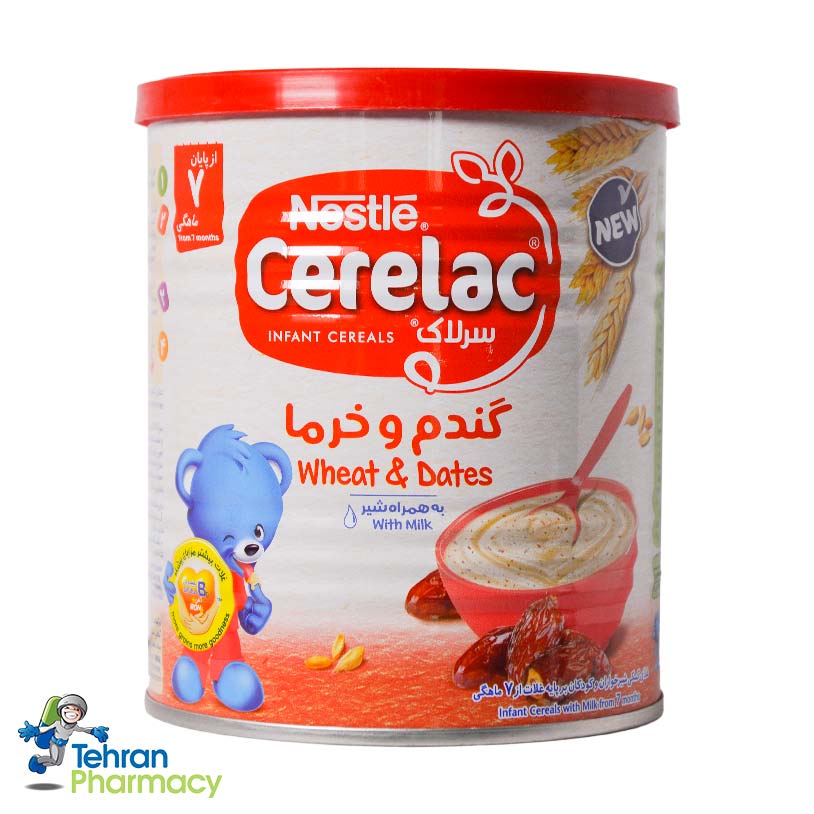 سرلاک گندم و خرما نستله به همراه شیر -Nestle CERELAC