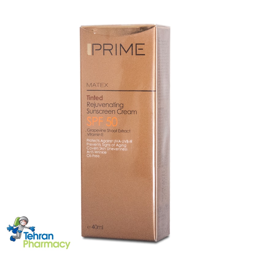 کرم ضد آفتاب جوان کننده پریم رنگی PRIME - SPF50