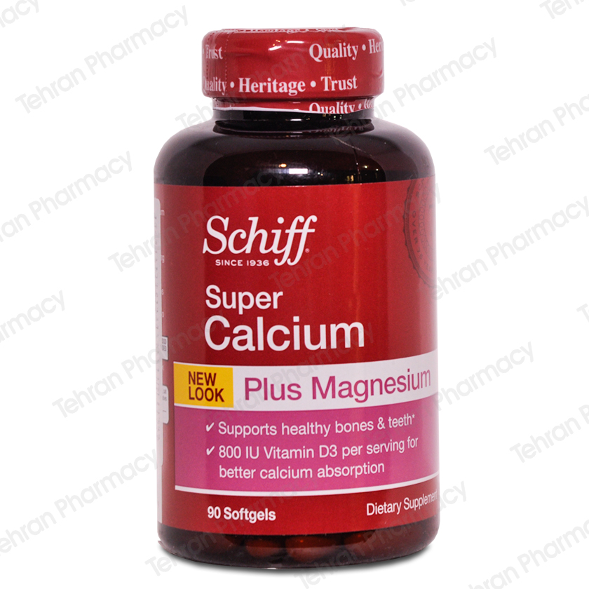 سوپر کلسیم پلاس منیزیم شف - Schiff-Super Calcium Plus Magnesium  