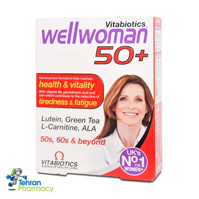 ول وومن بالای 50 سال ویتابیوتیکس -VITABIOTICS wellwoman+50